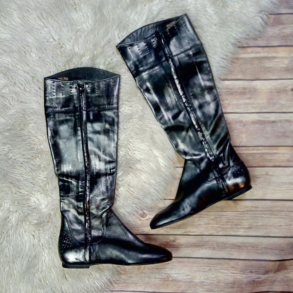 Steven By Steve Madden | ‘Sander’ Gunmetal Boots - Picture 3 of 8